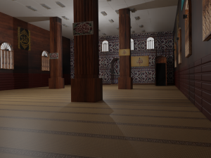 Mosque Interior 3D Model