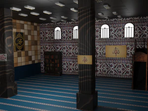 Mosque Interior 3D Model