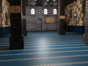 Mosque Interior 3D Model