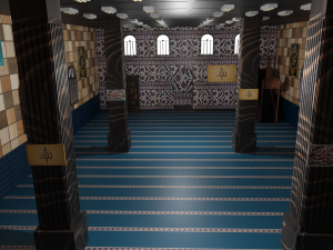 Mosque Interior Modello 3D