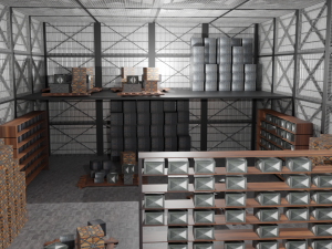 Warehouse Interior 3Dモデル
