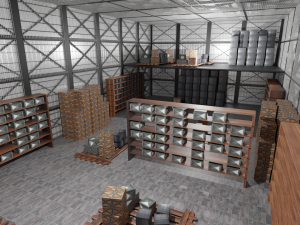 Warehouse Interior 3Dモデル