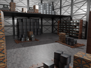 Warehouse Interior 3Dモデル