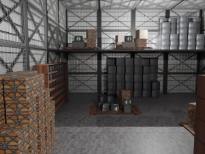 Warehouse Interior 3Dモデル