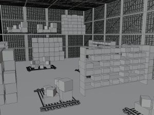 Warehouse Interior 3Dモデル