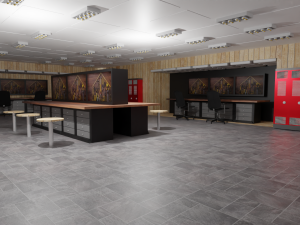 Workshop Interior 3D मॉडल