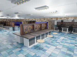 Workshop Interior 3D Model