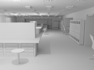 Workshop Interior No Material 3D Модель