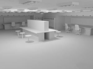 Workshop Interior No Material 3D Модель