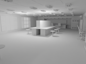 Workshop Interior No Material 3D Модель