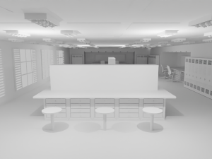 Workshop Interior No Material 3D Модель