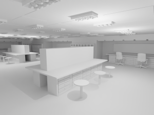 Workshop Interior No Material 3D Модель
