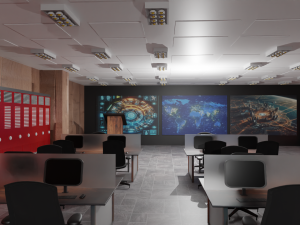 Mission Control Center 3D Модель