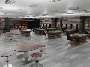 Casino Interior 3D Model