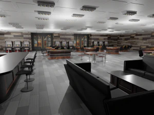 Casino Interior 3D Model