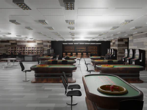 Casino Interior 3D Model