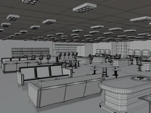 Casino Interior 3D Model