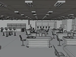Casino Interior 3D Model