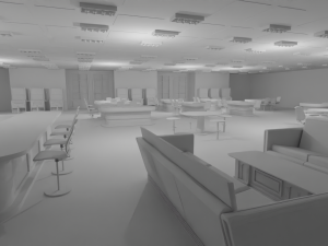 Casino Interior No Material Modelo 3D