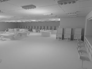Casino Interior No Material Modelo 3D
