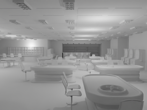 Casino Interior No Material Modelo 3D