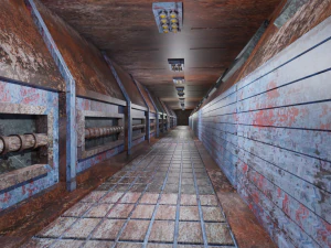 Dirty Tunnel 3D Model