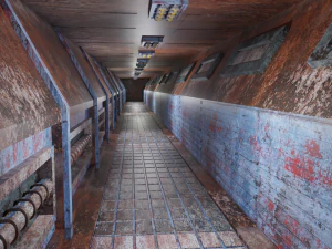 Dirty Tunnel 3D Model