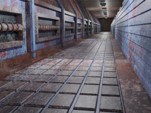 Dirty Tunnel 3D Model