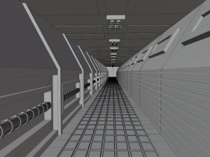 Dirty Tunnel 3D Model