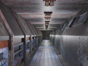 더러운 터널 3D 모델