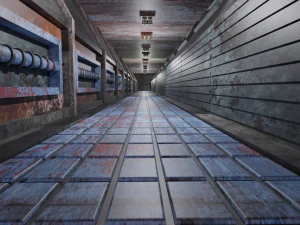 더러운 터널 3D 모델