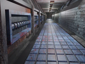 더러운 터널 3D 모델