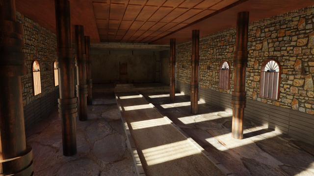 Kings Hall Interior Modelo 3D .c4d .max .obj .3ds .fbx .stl .blend 