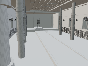 Kings Hall Interior 3D Model