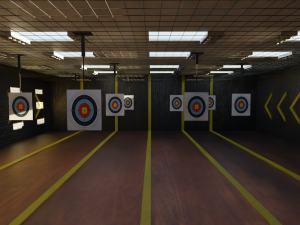 Shooting Range Interiors 3D 模型