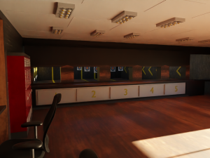 Shooting Range Interiors 3D 모델