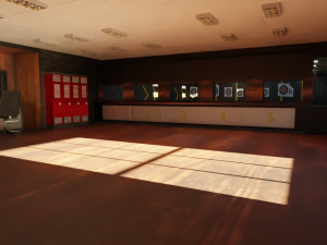 Shooting Range Interiors 3D 모델