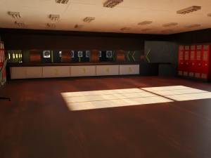 Shooting Range Interiors 3D 모델