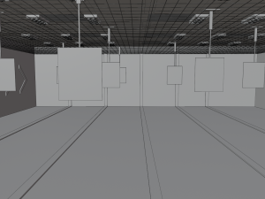 Shooting Range Interiors 3D 모델