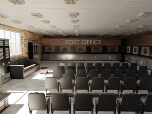 Post Office 3D 模型