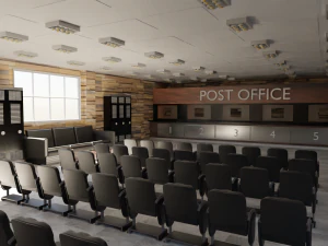 Post Office 3D Model