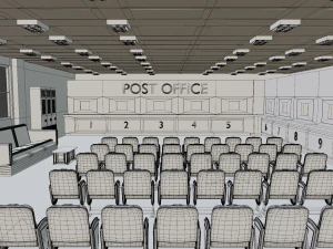 Post Office 3D Model