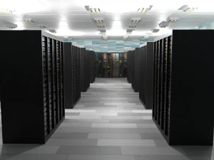 Data Communication Server Room 3D Model