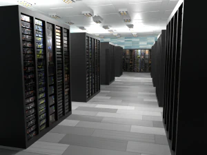 Data Communication Server Room 3D Model