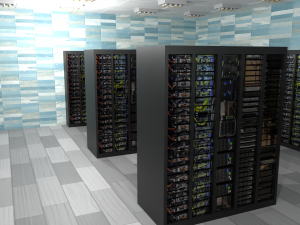 Data Communication Server Room 3D Model