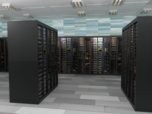 Data Communication Server Room 3D Model