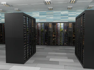 Data Communication Server Room 3D Model