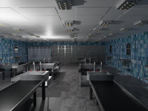 Autopsy Morgue Laboratory Model 3D