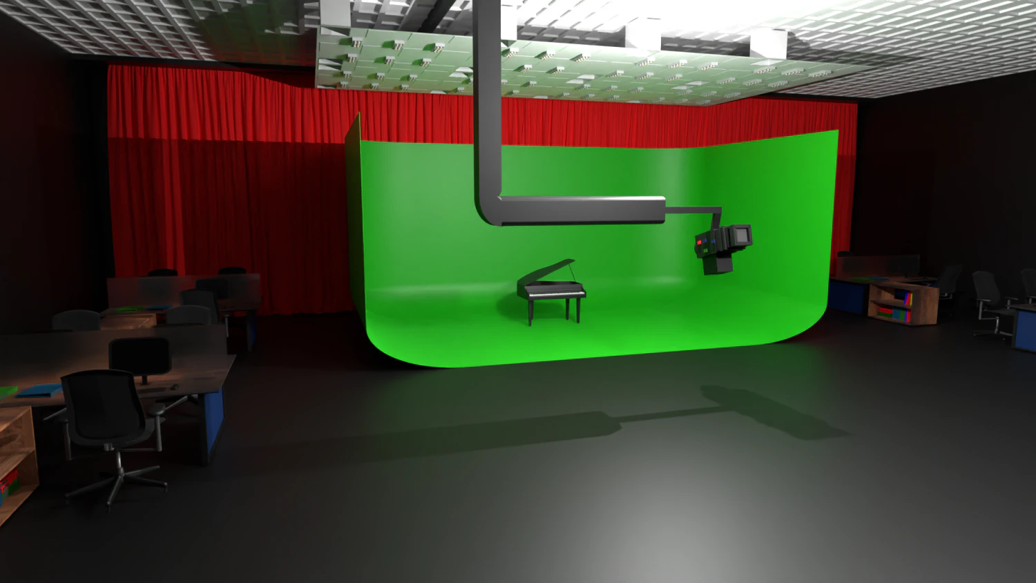 Virtual Studio 3D Model .c4d .max .obj .3ds .fbx .stl .blend 