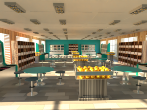 Greengrocer Store Model 3D